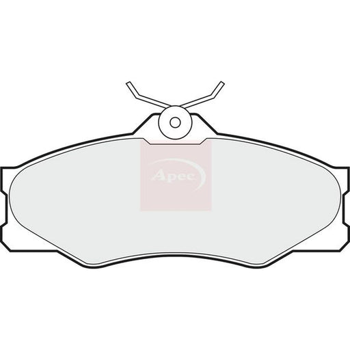 Apec Front Brake Pad Set fits VW Caravelle T3 Bus 1981-1992 1.6 1.7 1.9 2.1