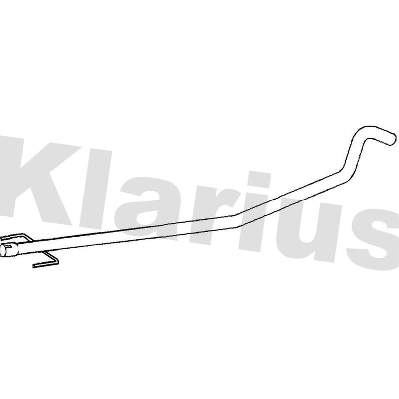 Klarius Exhaust Pipe OD fits Opel Astra G 2003-2005 1.7