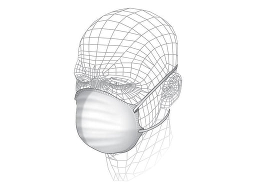 Vitrex Fold Flat Cup Respirator (3 Pack) Vitrex - Dynamic Drive