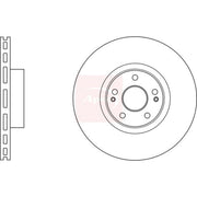 Apec Front Brake Vented Discs & Pads fits Hyundai IX55 2008-2012 3.0 3.8