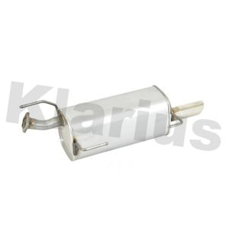 Klarius Box With Tail Pipe Rear fits Nissan Juke 2014-2019 1.2