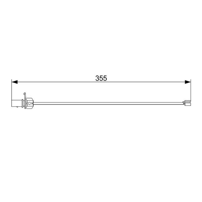 Bosch Brake Pad Wear Sensor Front fits Porsche Macan 2014-2018 2.0 3.0