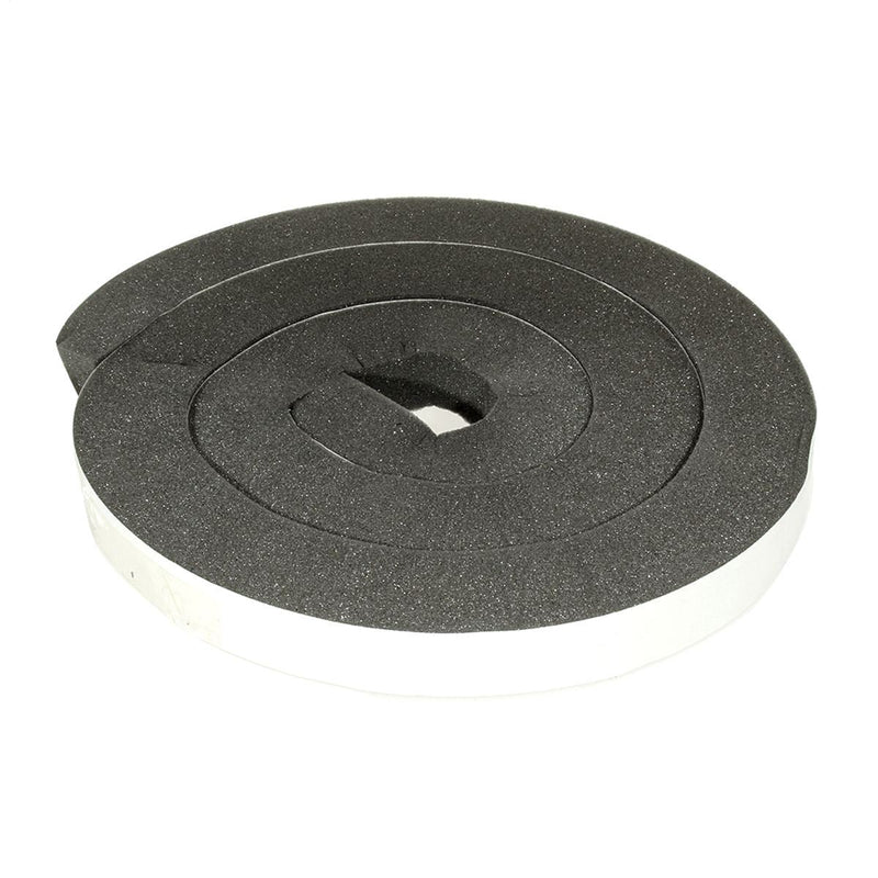 Sponge Foam Tape Self Adhesive 30mm x 35mm x 2 Metres Black for Caravan/Motorhom Nova - Dynamic Drive