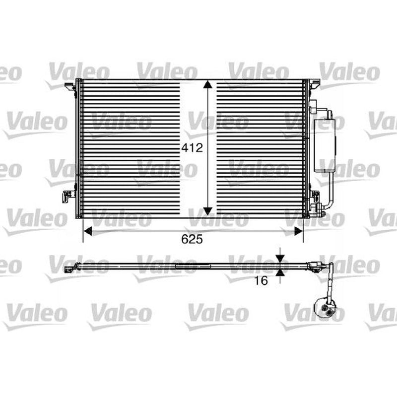 Valeo Air Conditioning Condenser 817712