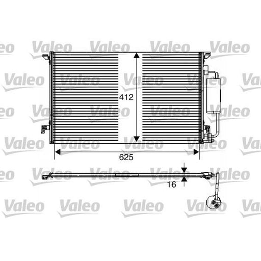 Valeo Air Conditioning Condenser 817712