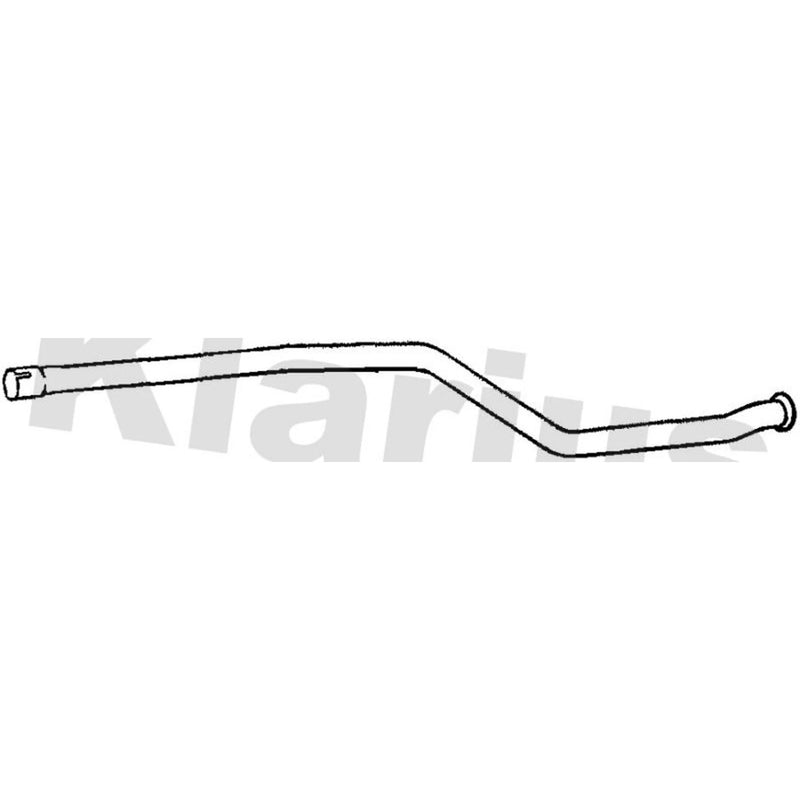 Klarius Exhaust Pipe OD fits Peugeot 206 2001-2009 1.4