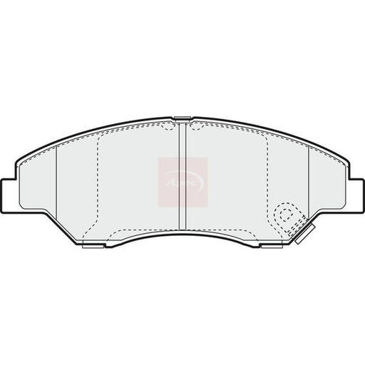 Apec Front Brake Pad Set PAD1124