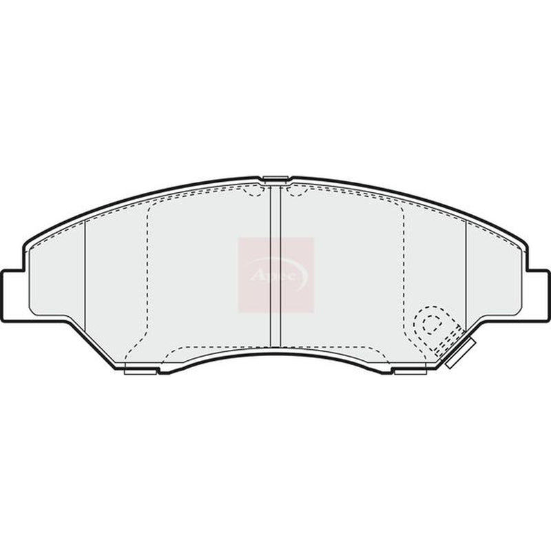 Apec Front Brake Pad Set fits Kia Sportage SUV 1994-2003 2.0