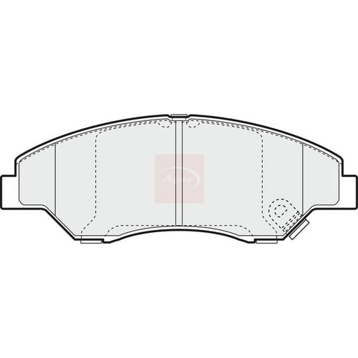 Apec Front Brake Pad Set fits Kia Sportage SUV 1994-2003 2.0