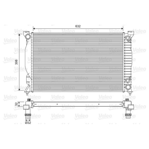 Valeo Engine Radiator 735093