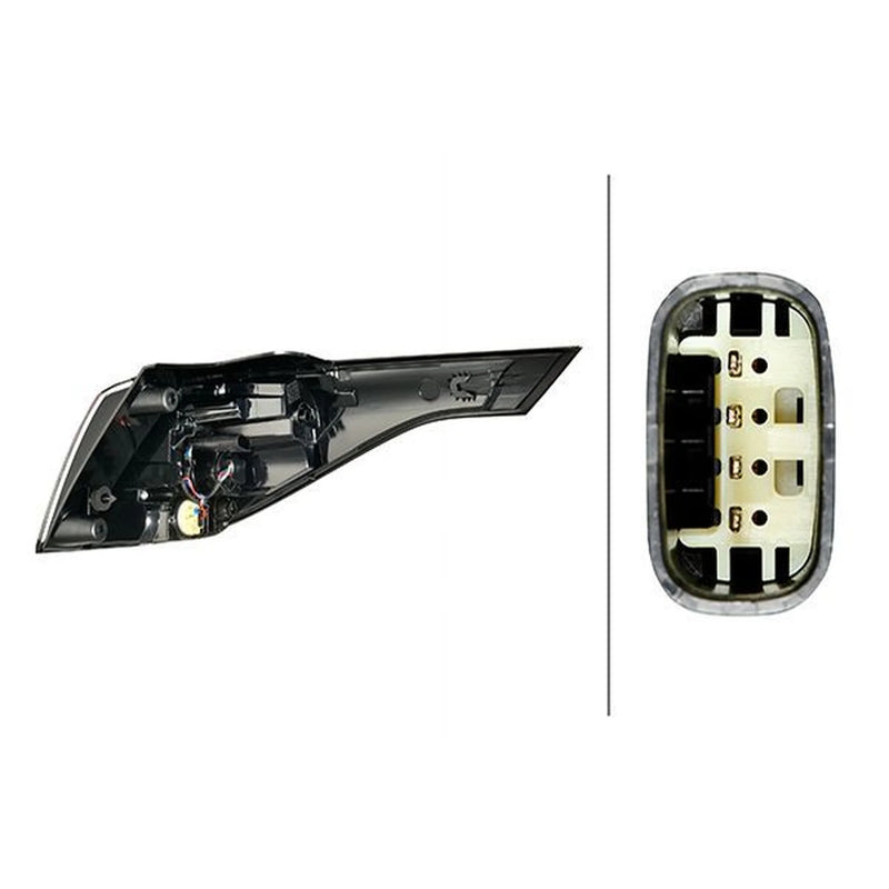 Hella Tail Light / Lamp LED Left fits Opel Crossland X 2017-2020 1.2 1.5 1.6