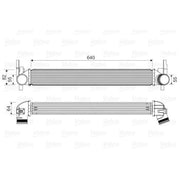 Valeo Intercooler (Charge Air Cooler) 818574