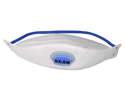 Scan Tri Fold Valved Disposable Mask FFP2 (Pack 3) Scan - NN4 Online