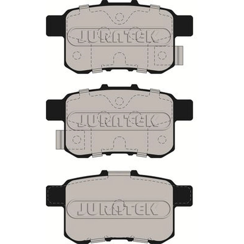 Juratek Rear Brake Pad Set fits Honda Accord IX 2012 on 2.4 3.5