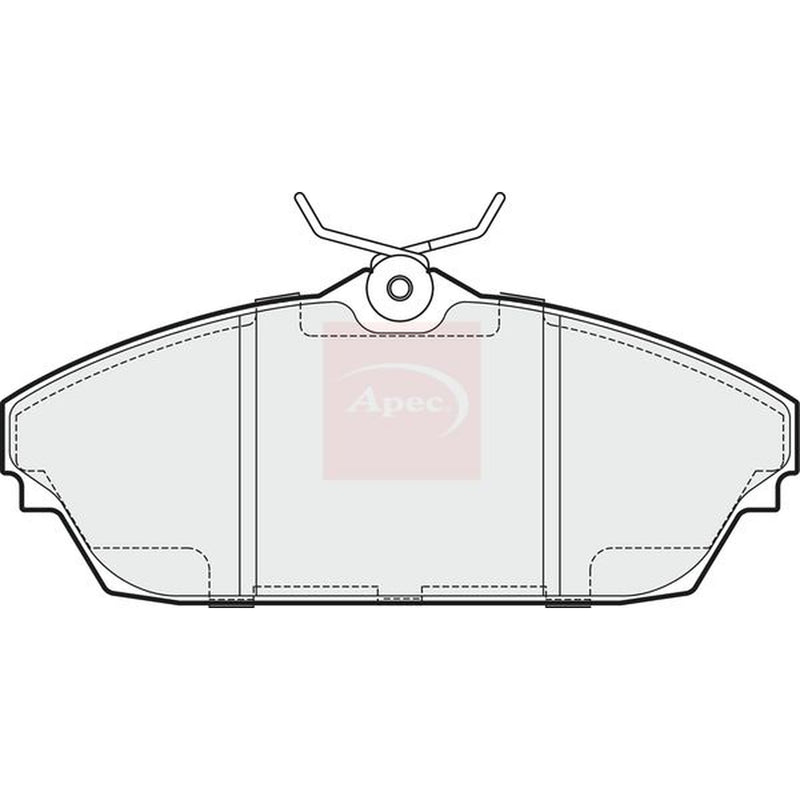 Apec Front Brake Pad Set fits Tata Safari 2006-2012 2.2