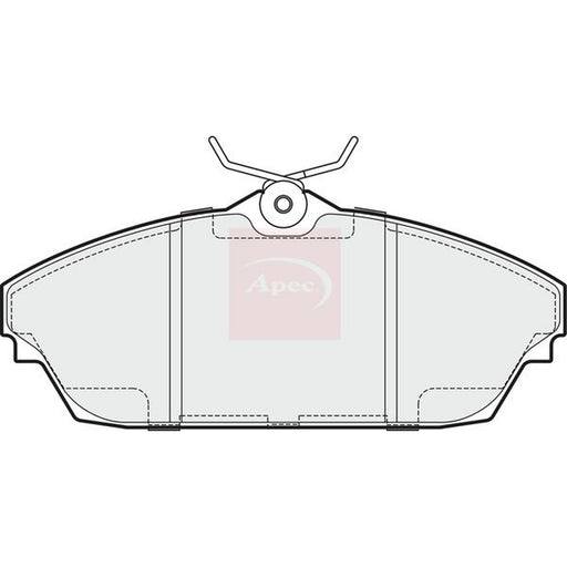 Apec Front Brake Pad Set fits Tata Safari 2006-2012 2.2