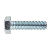 Sealey HT Setscrew M8 x 30mm 8.8 Zinc Pack of 50 SS830 Sealey - Dynamic Drive