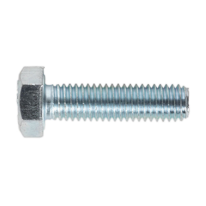 Sealey HT Setscrew M8 x 30mm 8.8 Zinc Pack of 50 SS830 Sealey - Dynamic Drive