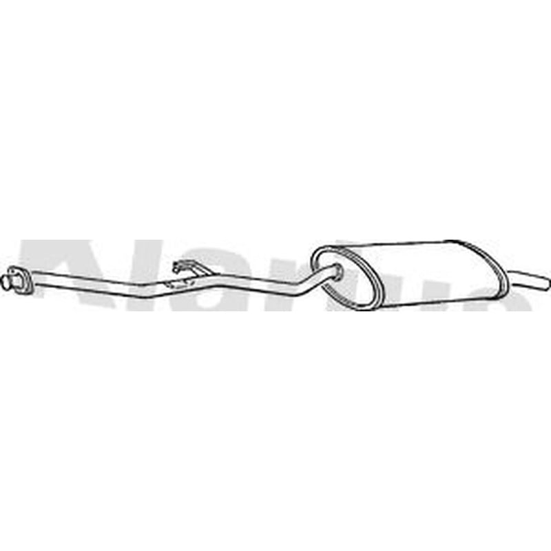 Klarius Box With Tail Pipe Rear fits BMW 3 1987-1993