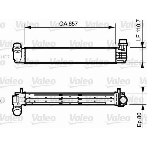 Valeo Intercooler (Charge Air Cooler) 818870