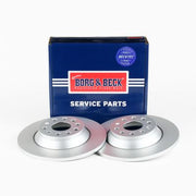 Borg & Beck Front & Rear Brake Discs & Pads fits Skoda Superb IV 2023 on 1.5 2.0