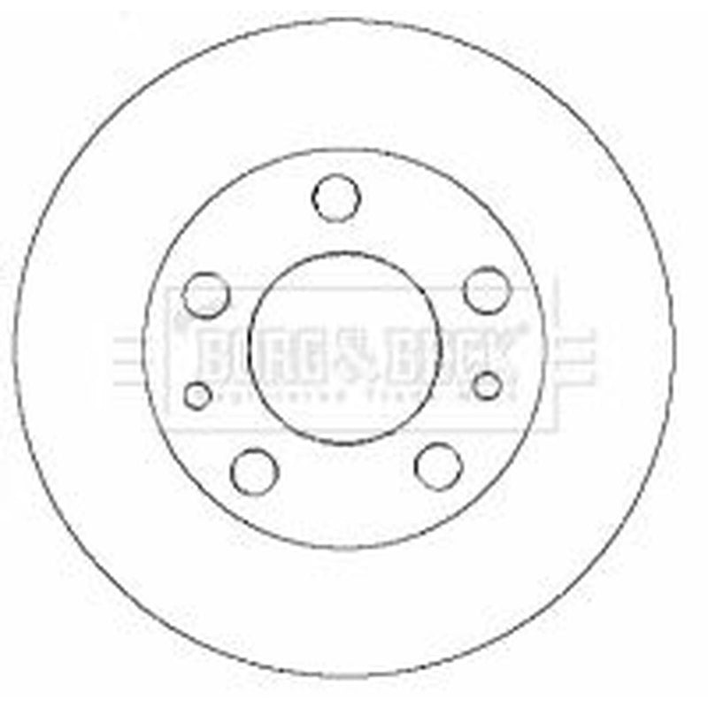 Borg & Beck Front & Rear Brake Discs & Pads fits BMW X5 2001-2006 4.4 4.6 4.8