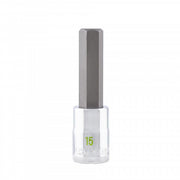 Carlyle Tools 1/2Dr 15mm Hex Bit Socket 90mm Long - image 1