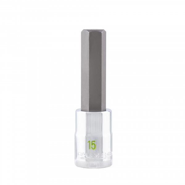 Carlyle Tools 1/2Dr 15mm Hex Bit Socket 90mm Long - image 1
