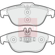 Apec Rear Brake Pad Set fits Mercedes-Benz C-Class 2007-2014