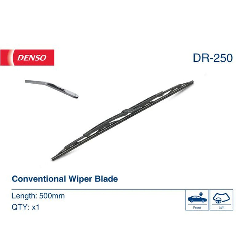 Denso Driver side Wiper Blades fits Mitsubishi Galant 1988-1992 1.8 2.0