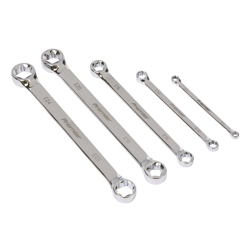 Sealey Premier Premier TRX-Star* Double End Spanner Set 5pc AK5481 Sealey Premier - Dynamic Drive