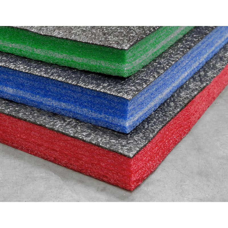Sealey Easy Peel Shadow Foam Green/Black 1200 x 550 x 30mm SF30G Sealey - Dynamic Drive