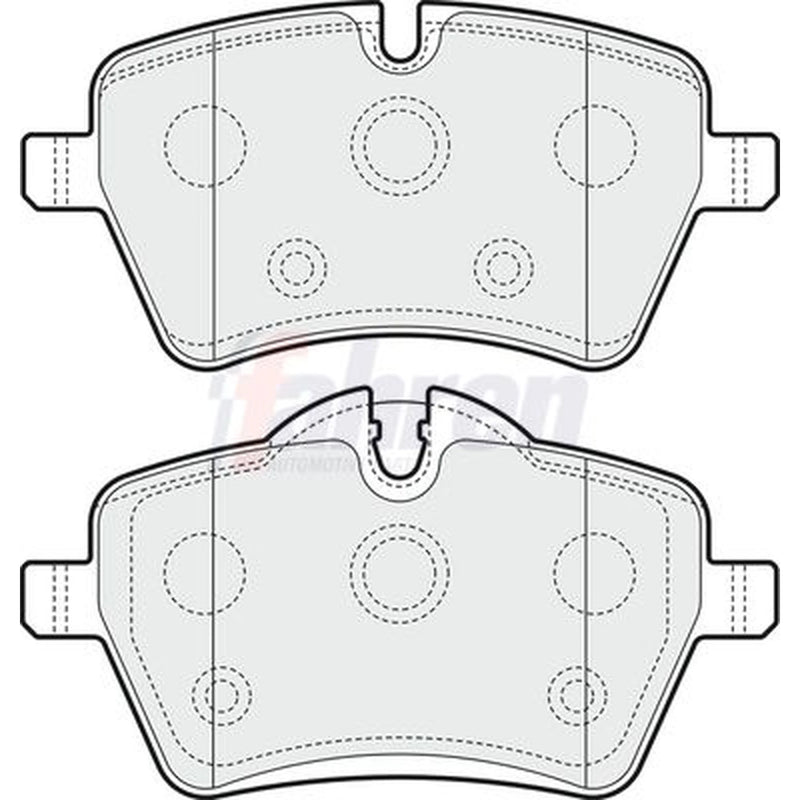 Fahren Front Brake Pad Set FBP3228