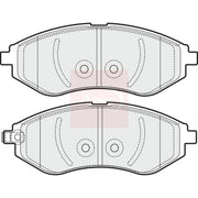 Apec Front Brake Pad Set fits Chevrolet Aveo / Kalos 2006 on 1.2
