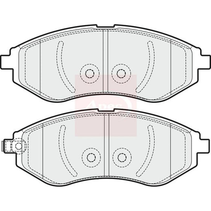 Apec Front Brake Pad Set PAD1984