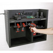 Sealey Power Tool Storage Rack 760mm with Power Strip AP30SRBE Sealey - Dynamic Drive