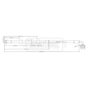 Borg & Beck Brake Hydraulic Hose Line Front BBH8939
