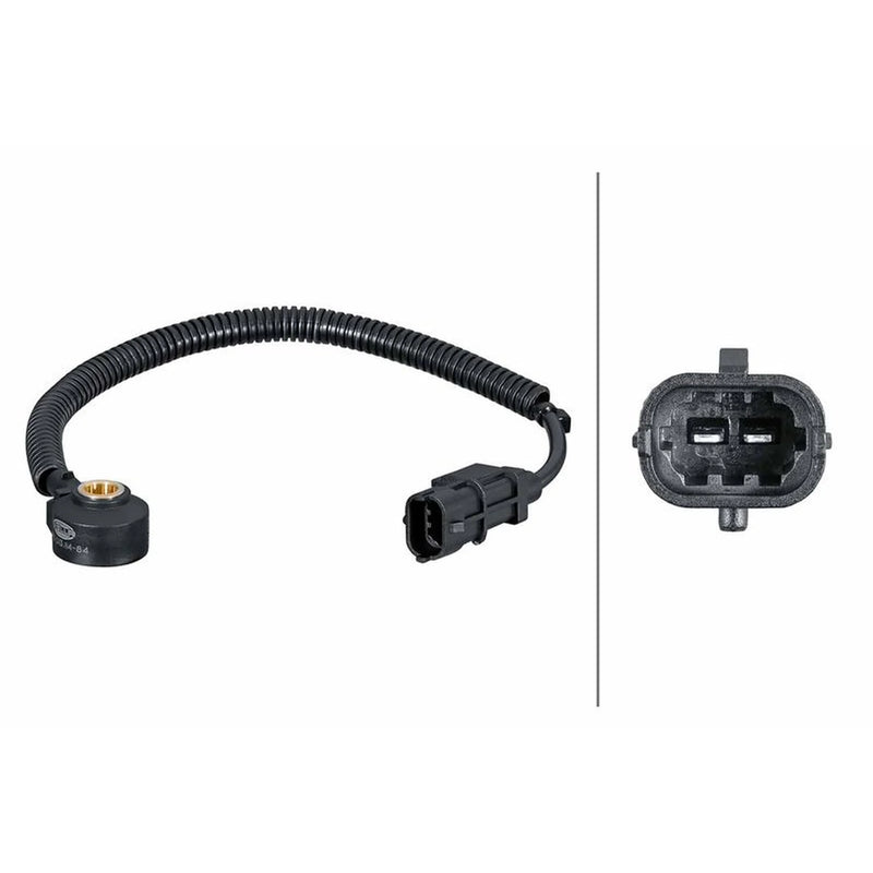 Hella Engine Knock Sensor Right fits Hyundai Grand Santa Fé 2013-2018 3.0 3.3