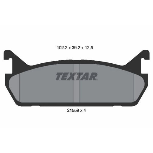 Textar Rear Brake Pad Set 2155901