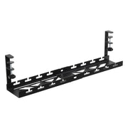 Dellonda Cable Management Tray Extendable 435/730mm - Black