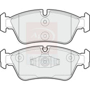 Apec Black Front Brake Pad Set fits BMW 1 2004-2011