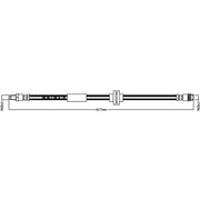 Juratek Brake Hydraulic Hose Line Right JBH1421