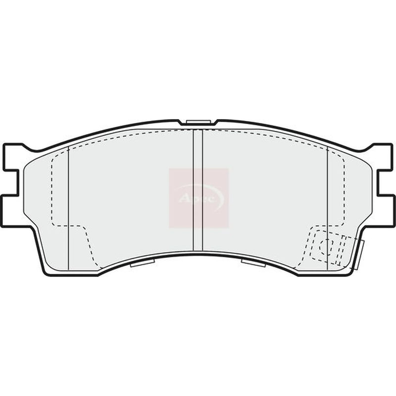 Apec Front Brake Pad Set PAD1160