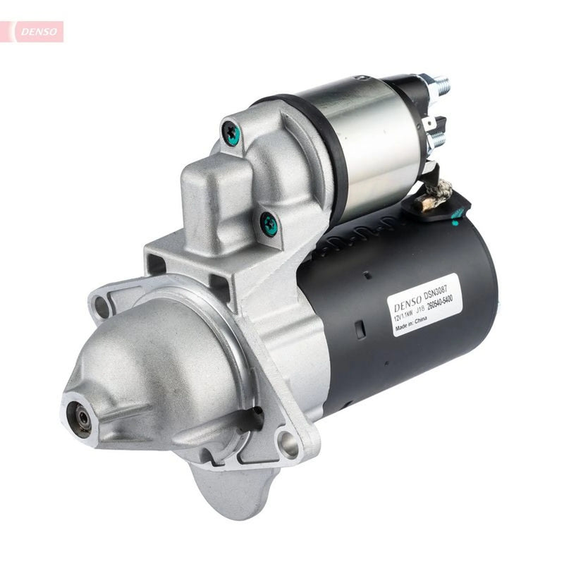 Denso Starter Motor 12V 1.1kW 9 Teeth fits Fiat Stilo 2005-2006 1.6