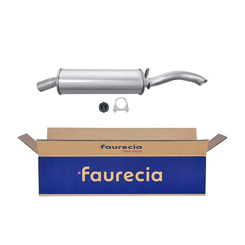 Hella End Silencer Rear fits Opel Corsa A 1982-1993 1.0 1.2 1.3 1.5