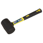 Sealey Rubber Mallet 1.5lb Fibreglass Shaft RMB150 Sealey  - Dynamic Drive