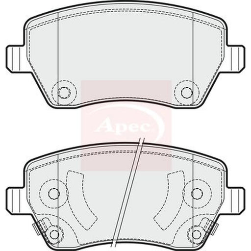 Apec Front Brake Pad Set PAD1887