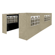 Dellonda Side Walls/Doors/Windows for Gazebo/Marquee Fits 3 x 6m Models - Beige Dellonda - Dynamic Drive