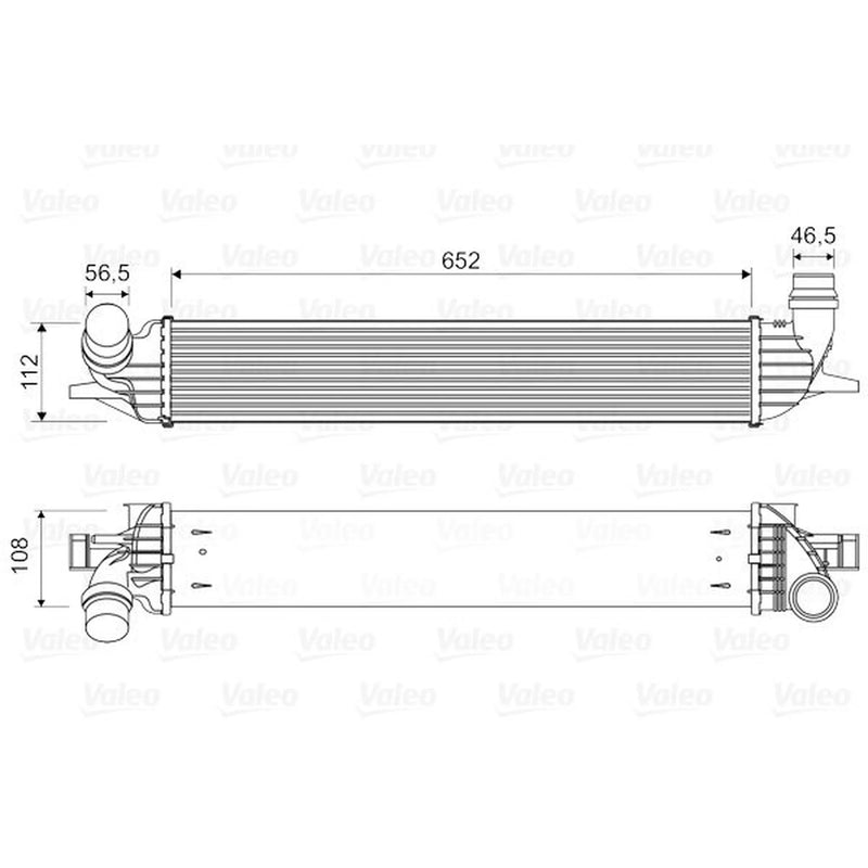 Valeo Intercooler (Charge Air Cooler) 818330