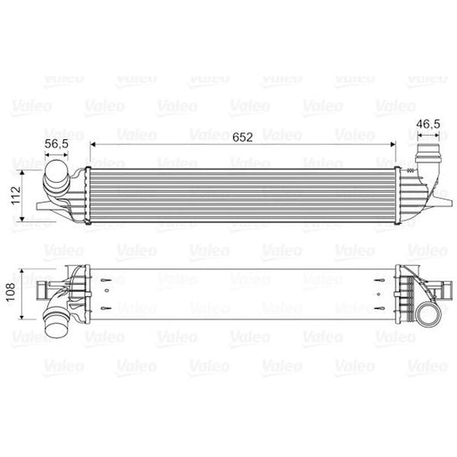 Valeo Intercooler (Charge Air Cooler) 818330
